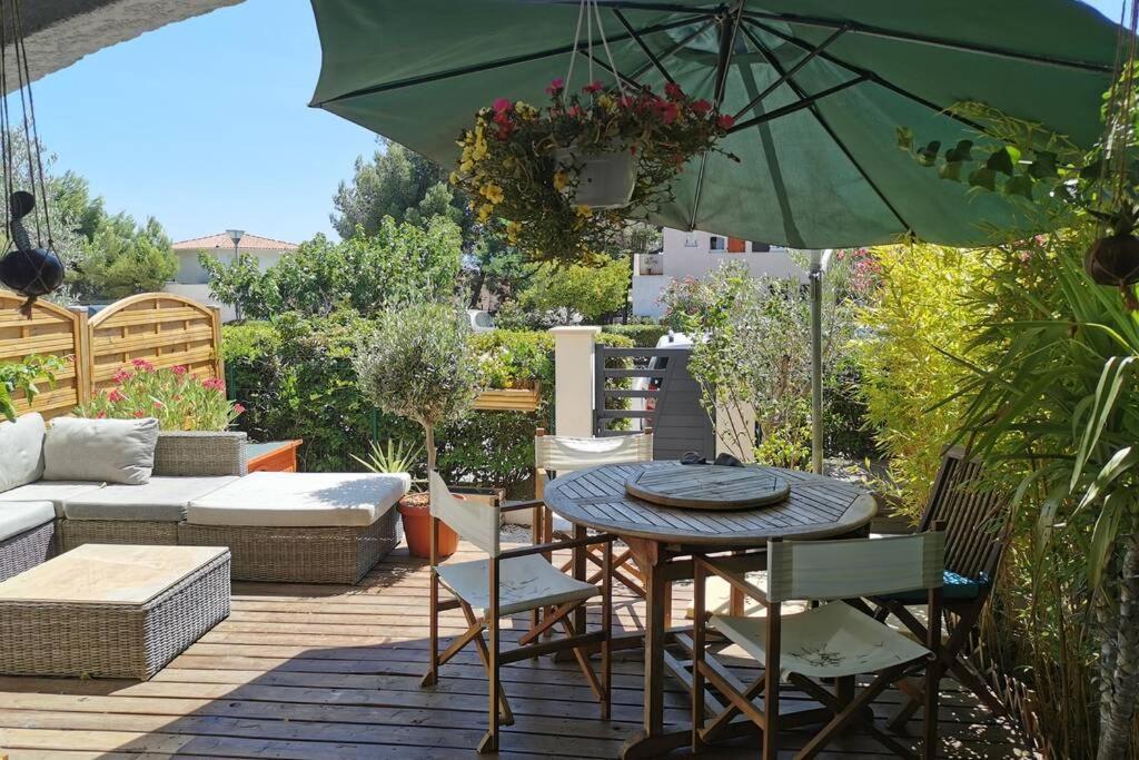 La Terrasse Ensoleillee De Sausset - Cote Bleueアパートメント エクステリア 写真