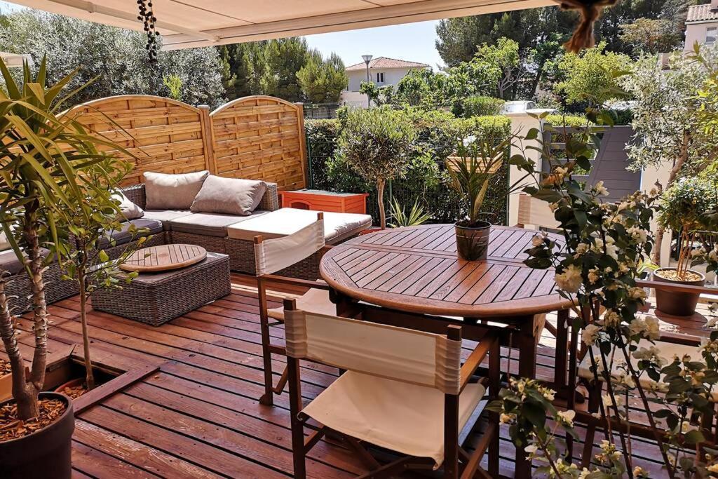 La Terrasse Ensoleillee De Sausset - Cote Bleueアパートメント エクステリア 写真